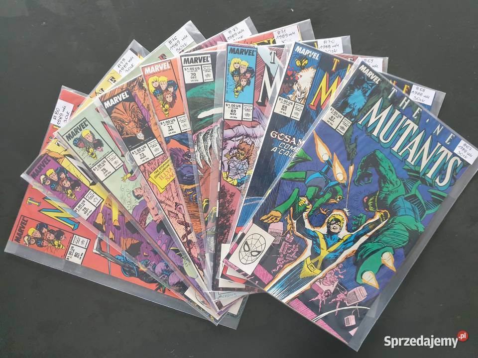 The Mutants 9 komiksów Marvel USA 19881989 Rok wydania 1988 Gdynia