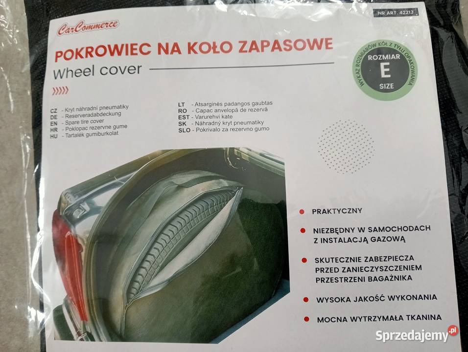 Pokrowiec na koło zapasowe lubelskie Poniatowa