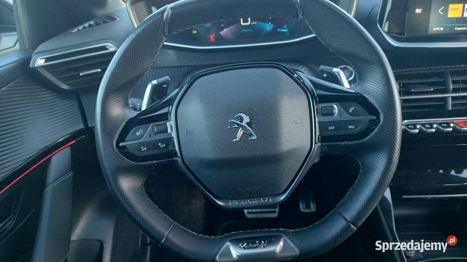 Peugeot 208 GT Automat 2023 2700 przebieg elektryczne lusterka śląskie Bielsko-Biała