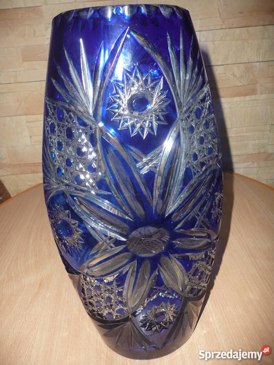 Wazon kryształowy z wizerunkiem Jana Pawła II Nisko