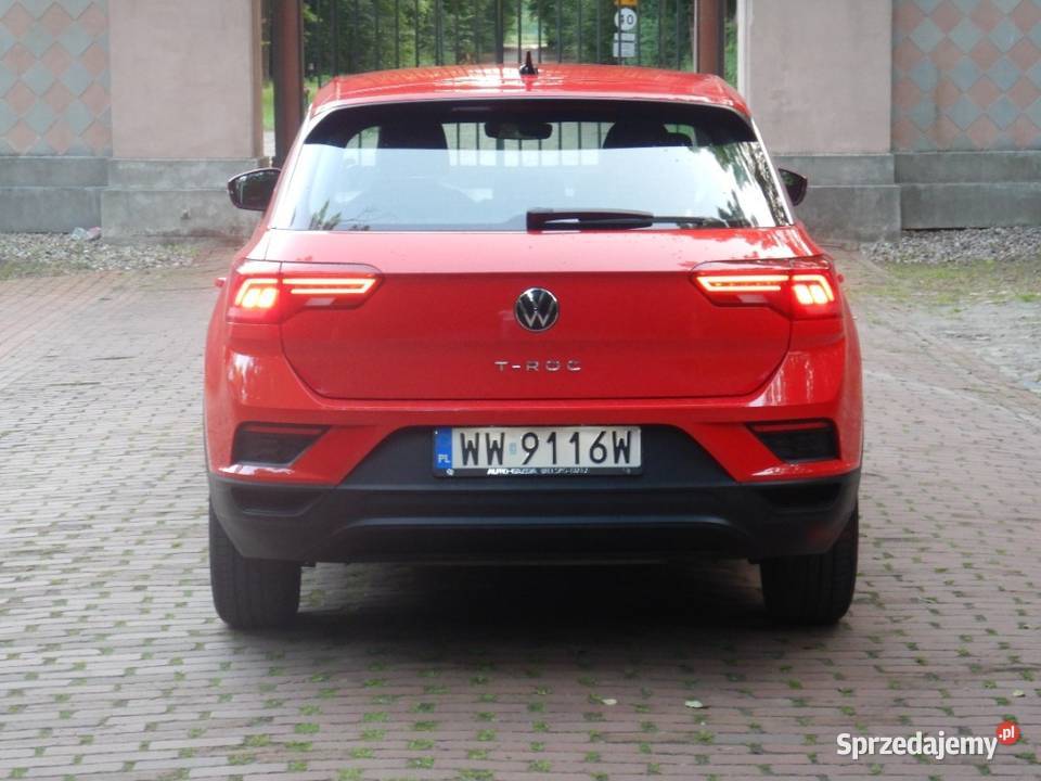 Volkswagen TRoc I wł prywatny salon gwarancjaASO Rok produkcji 2021 Warszawa