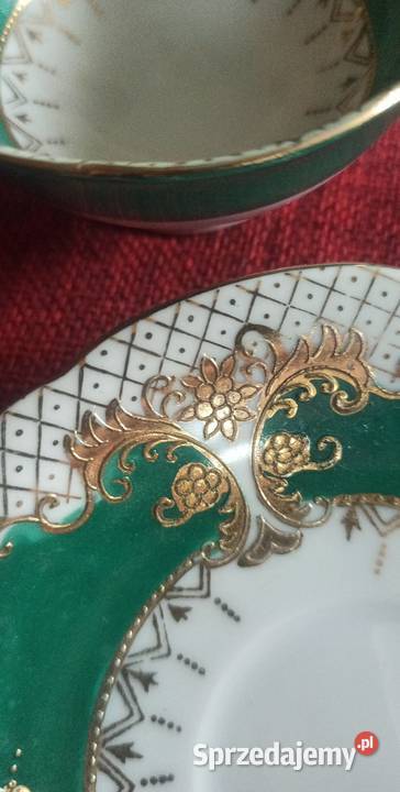 Filiżanka do espresso Pięknie złocona Antyki, Sztuka, Kolekcje Gdańsk