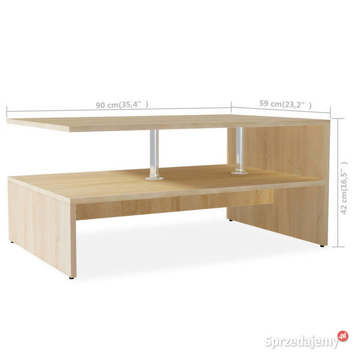 Stolik kawowy 90x59x42 materiał drewnopochodny mazowieckie sprzedam