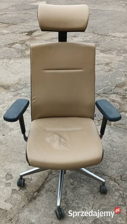 Fotel gabinetowy PROFIM 12SLużywany skóra stan Wrocław sprzedam