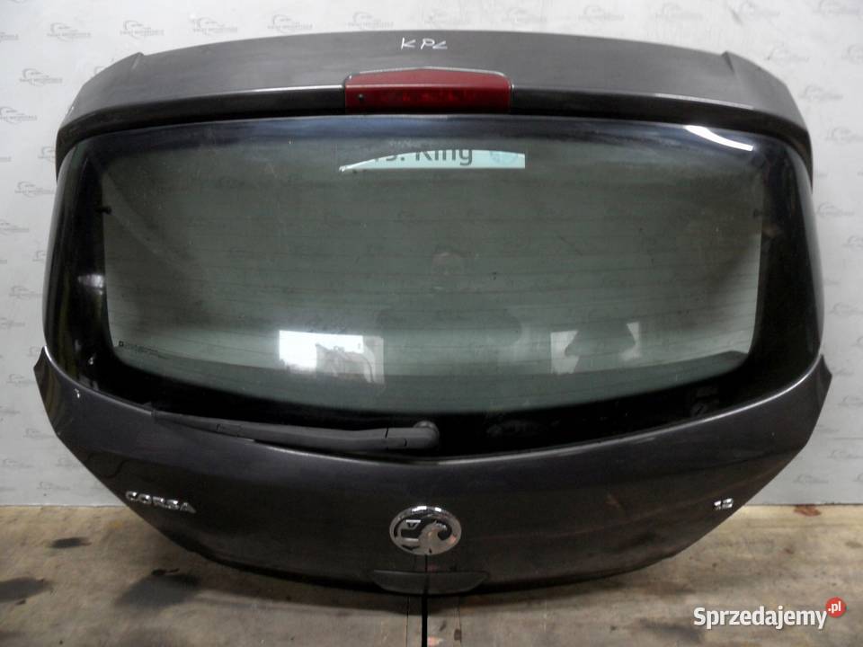 OPEL CORSA D klapa tył 60 mikronów