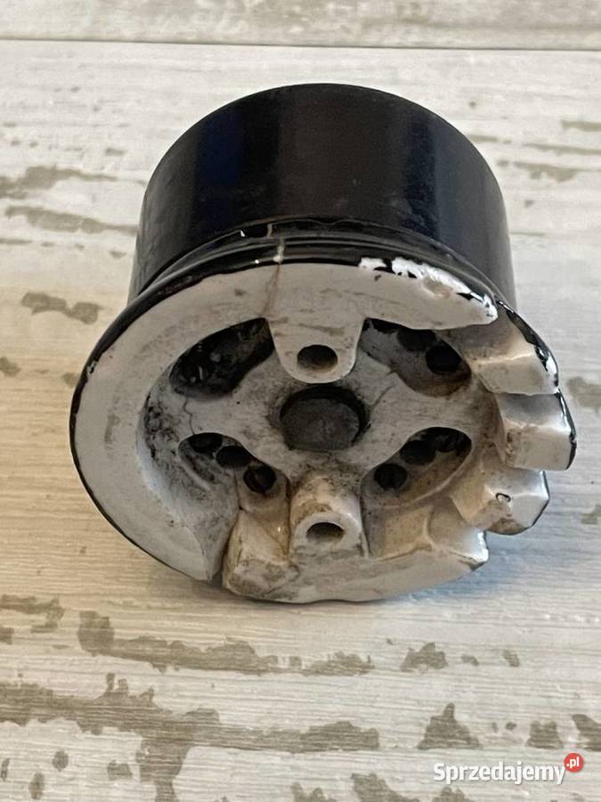 Stary włącznik bakelitowy porcelanowy Vintage Chudów