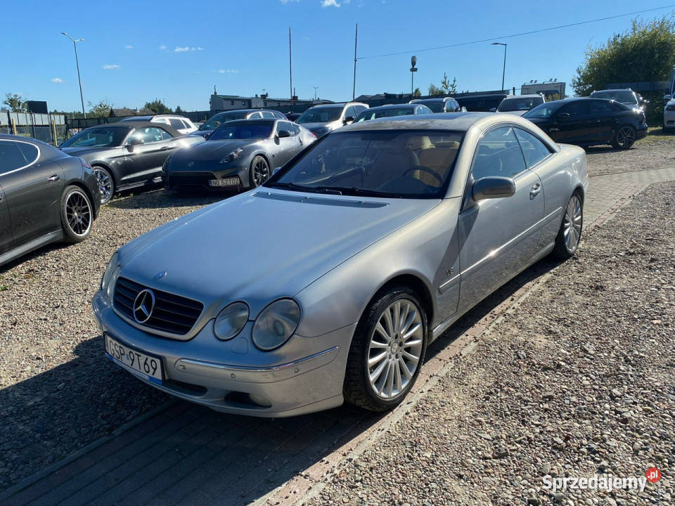 Mercedes CL 500 50 v8 gaz unikat piękny kolor klimatyzacja Gdańsk