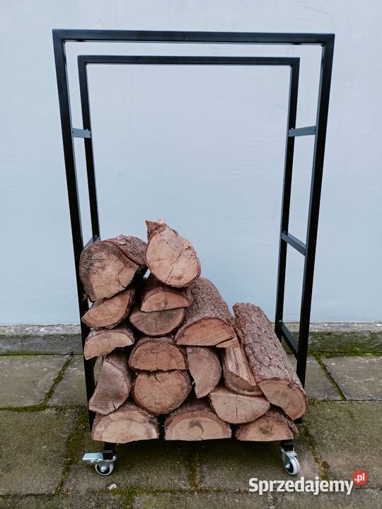 Duży stalowy kosz na Drewno Kominkowe LOFT Bydgoszcz