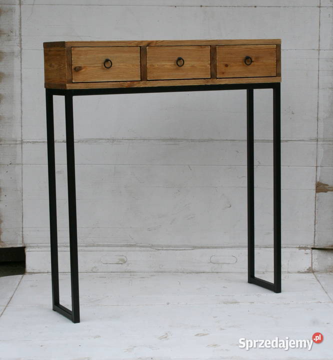 donica doniczka kwietnik Loft lite drewno metal Doniczki i osłonki