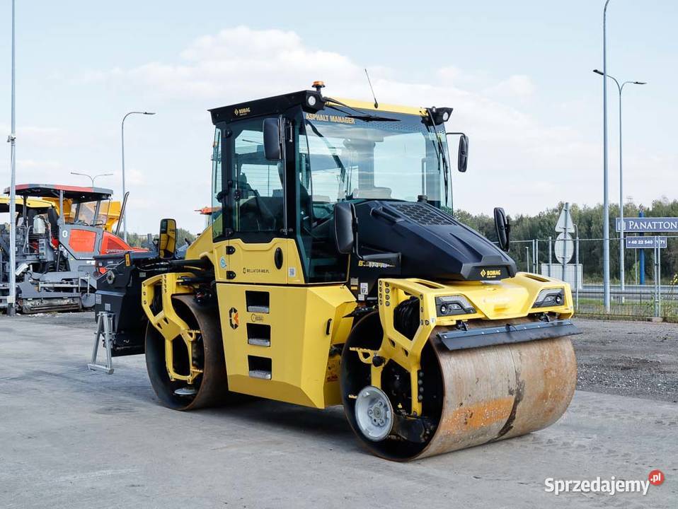BOMAG BW 174 AP5 AM drogowy walec stalowy TOP śląskie Ruda Śląska