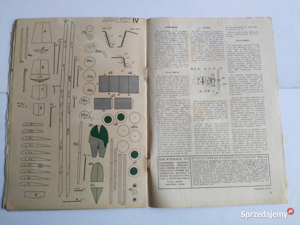 Mały Modelarz 61980 Samolot amfibia VALRUS II Dąbrowa Górnicza