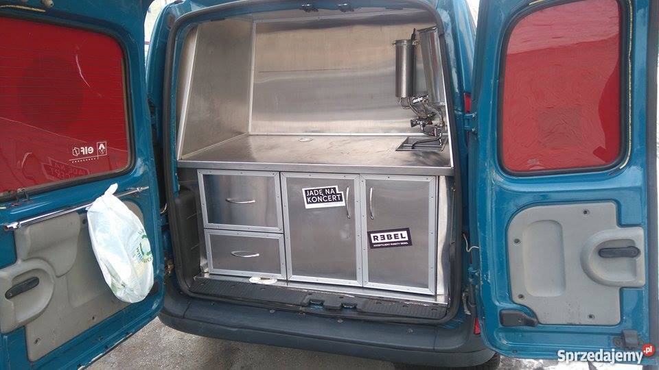 Mobilna kawiarnia foodtruck Renault Kangoo Warszawa