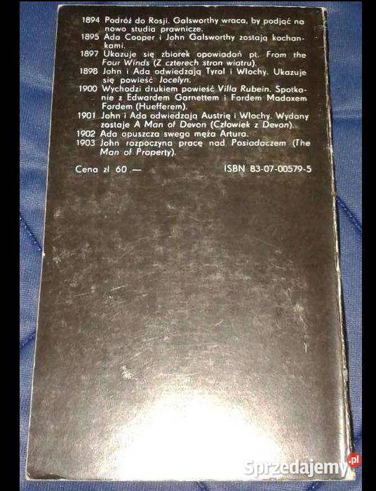 John Galsworthy Juliusz K Palczewski Pozostałe Chełm