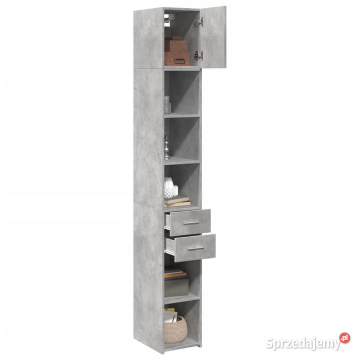 Wąska szafka szarość betonu 30x425x225 WM3281269 mazowieckie Warszawa