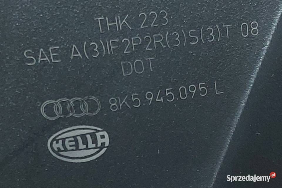 LAMPA TYŁ LEWA LED AUDI A4 S4 B8 USA 8K5945095L osobowe Mielęcin