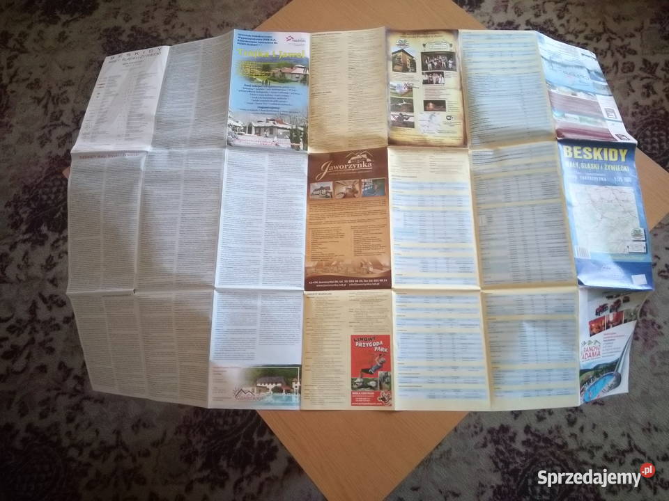 Mapa Beskid Mały Śląski Żywiecki 175 000 Dąbrowa Górnicza