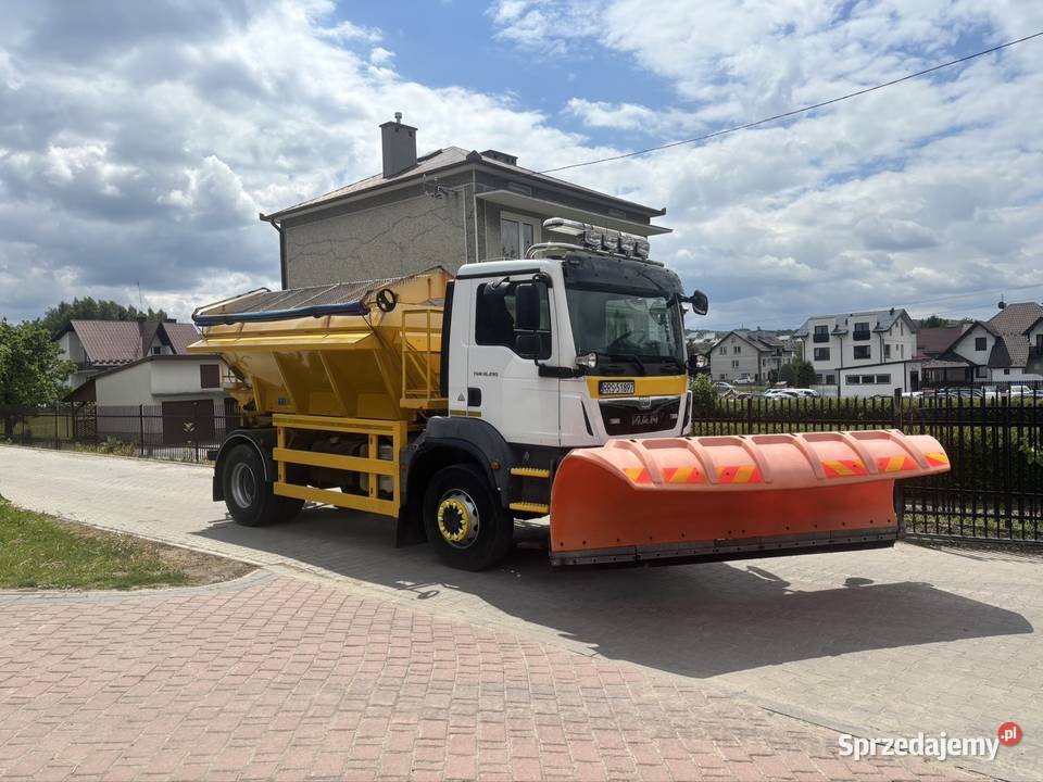 MAN TGM 18290 4x4 Piaskarka Solarka econ 2015 Pługi (piaskarki)