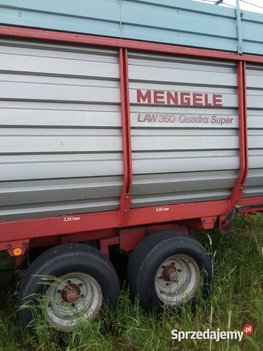 Przyczepa samozbierająca Mengele LAW 360 Quatro nieuszkodzony Zagórów sprzedam