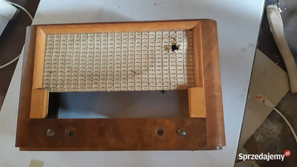 Obudowa starego odbiornika radiowegolampowego dolnośląskie Wrocław