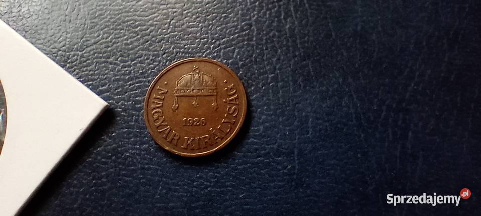 Stare monety 1 filler 1926 Węgry Lesko
