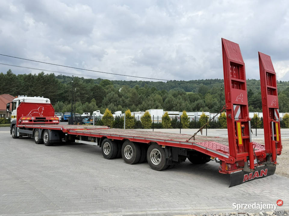 MAN TGS 26440 6x2 E6 Laweta Tandem Przejazdowy blokada mostu świętokrzyskie