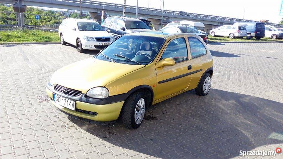Opel Corsa B 10 12v 1998r złoty Gdańsk