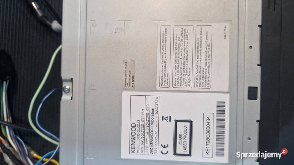 Radio Kenwood DNX4210dab Dziewkowice