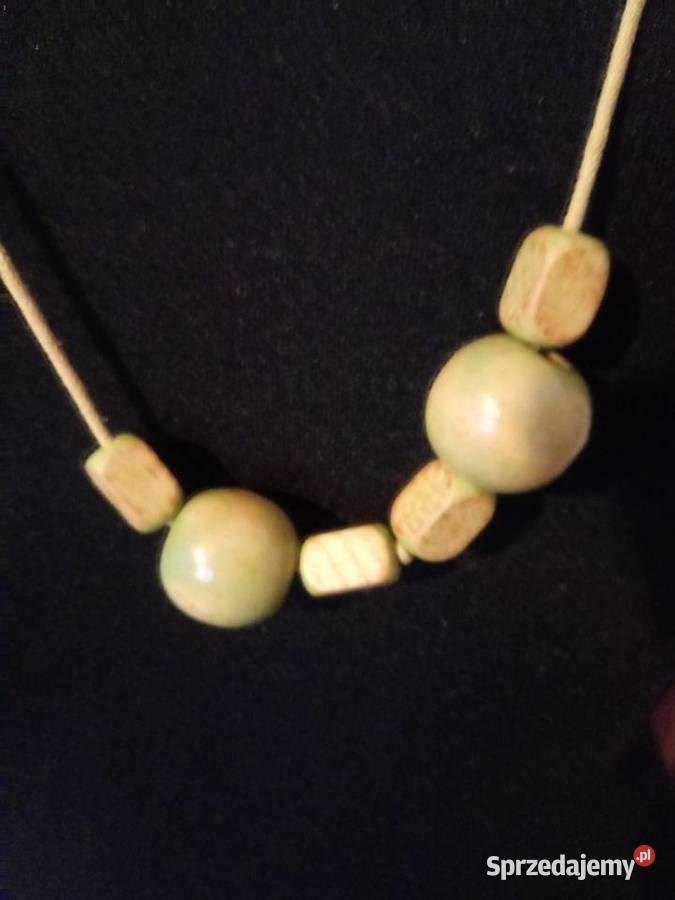 Długi naszyjnik korale Chrzanów