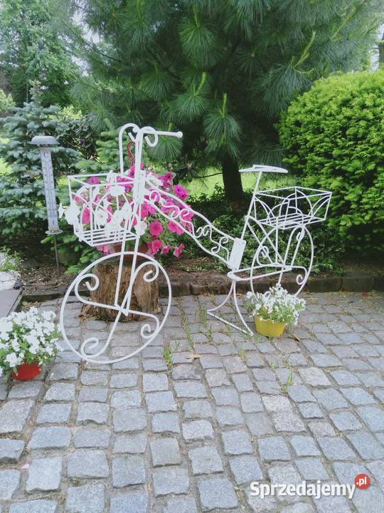 Rower kwietnik z dwoma koszami Belsoo ręcznie Gdańsk