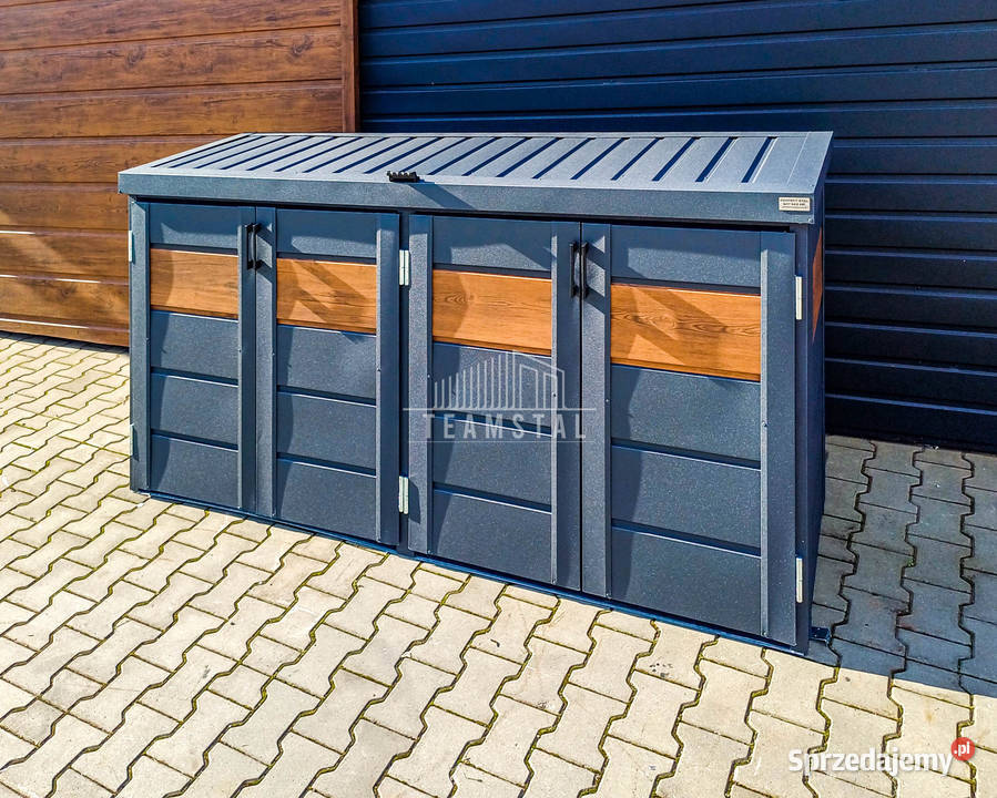 Zabudowa koszy na śmieci wiata obudowa Kraków