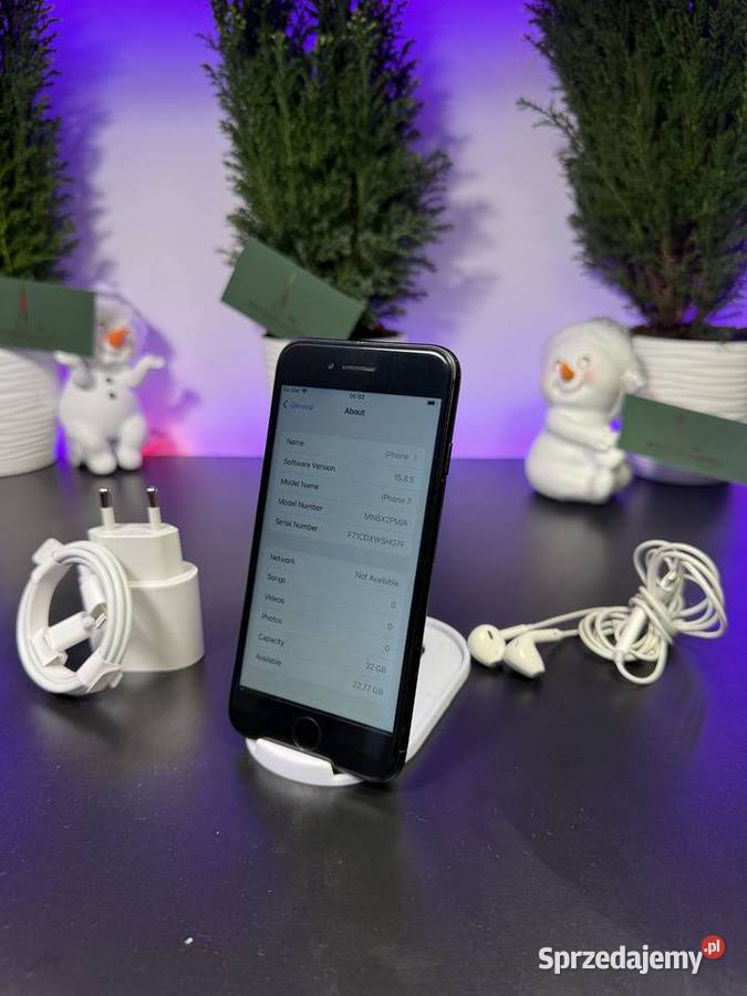 Apple iPhone 7 32GB Black Nowa Bateria 100 mazowieckie