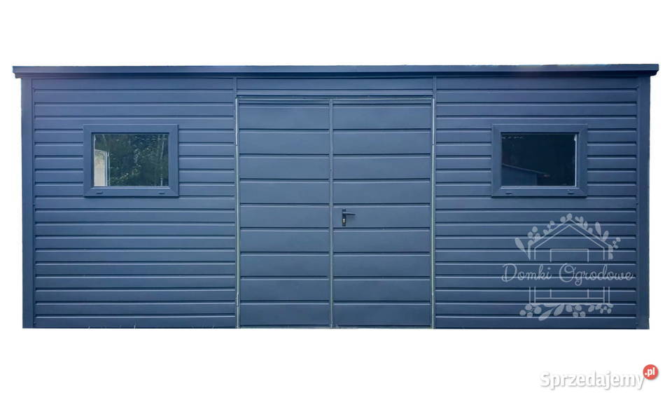 Schowek Domek Ogrodowy 6x25m 3x okno Antracyt Nowy Sącz