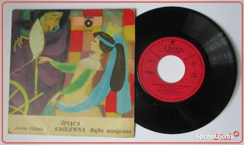 Śpiąca Królewna bajka muzyczna JGillowa płyta łódzkie Łódź