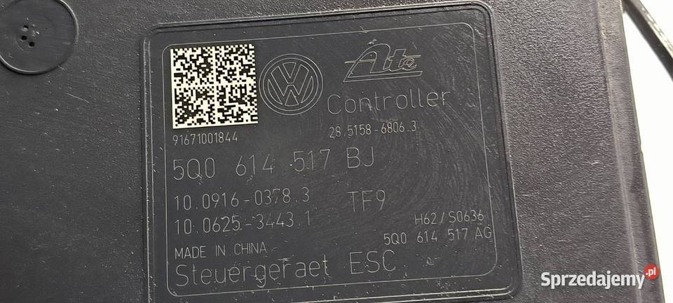 POMPA ABS HAMULCOWA VOLKSWAGEN GOLF VII Lipno