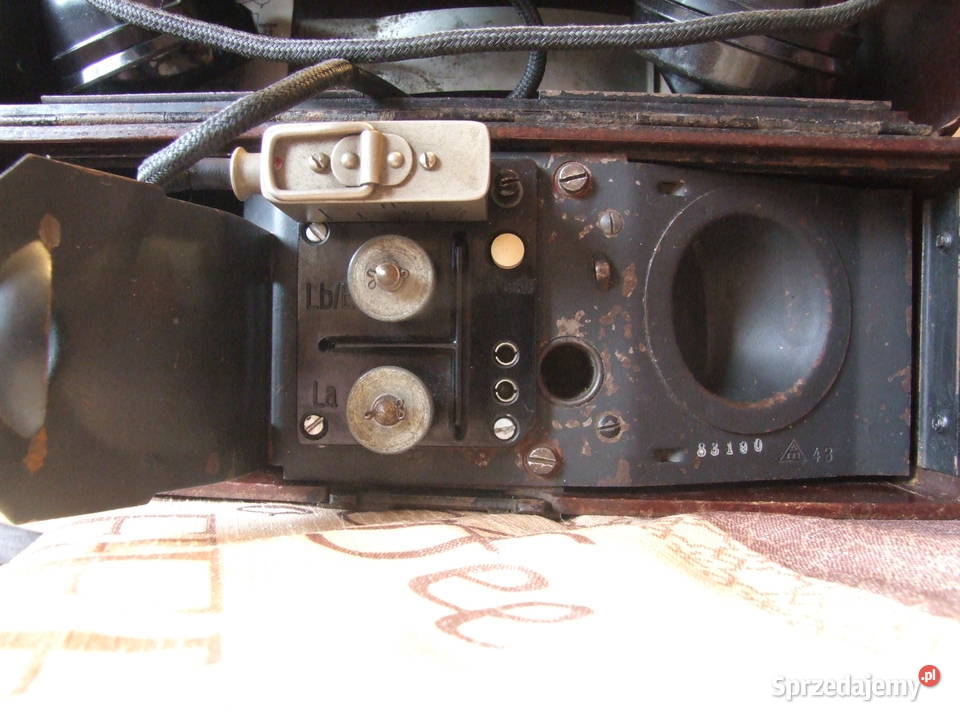 Niemiecki telefon polowy II wojna Zduńska Wola