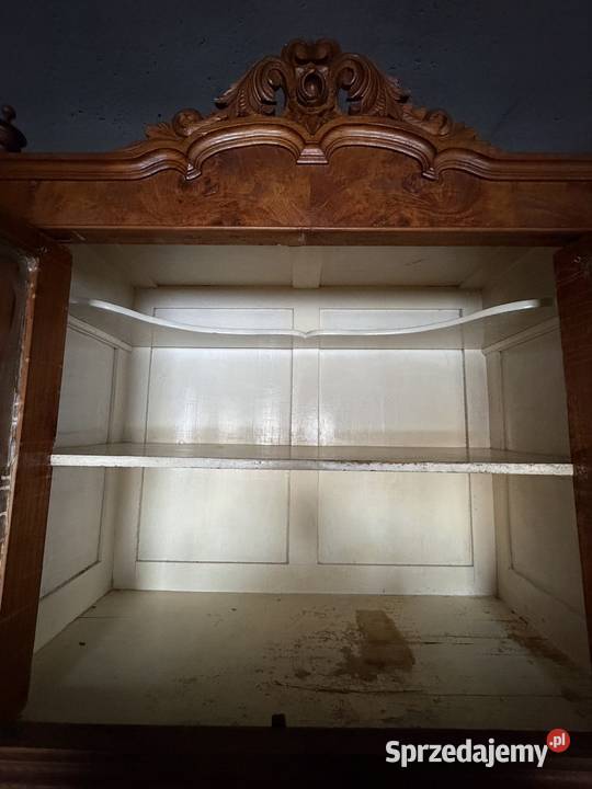 Kredens drewniany w stylu ludwikowskim do podlaskie Pomiany