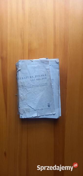 Literatura Polska 19181939 Matuszewski 1970 Proza i poezja Małkinia Górna sprzedam