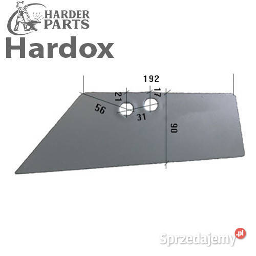 Lemiesz przedpłużka HARDOX 969192L części do podlaskie