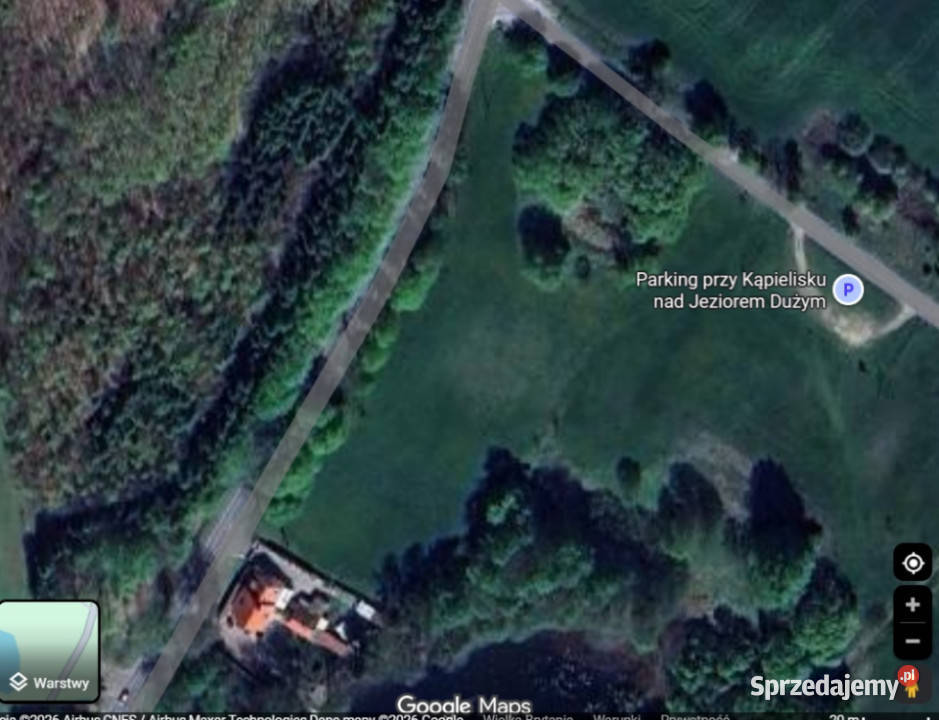 Działka 133 ha z brzegiem Jeziora Dużego Orle 13280m2 Liniewo sprzedam