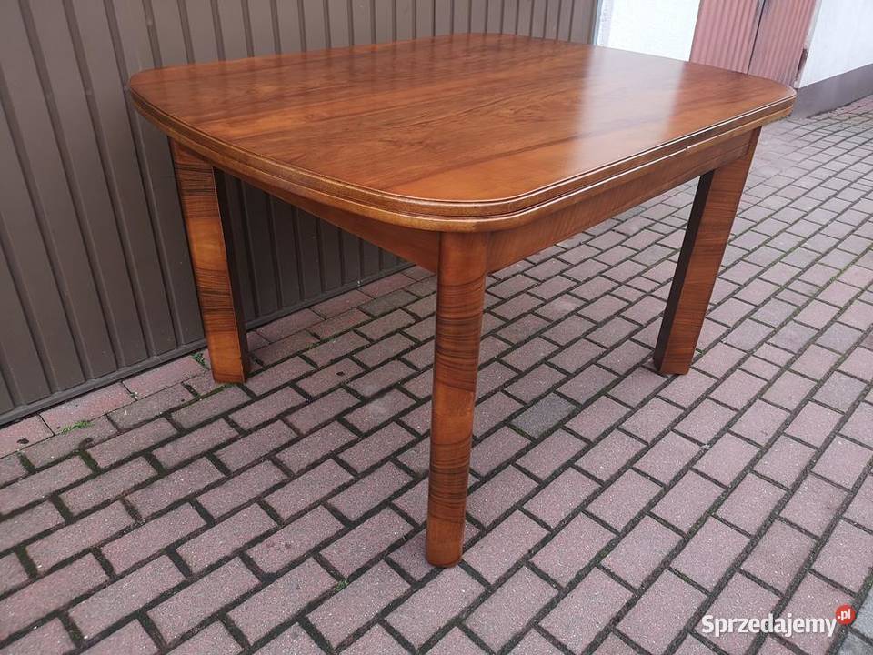 Stół ARTDECO Orzech Zgrabny Antyk Stary wielkopolskie