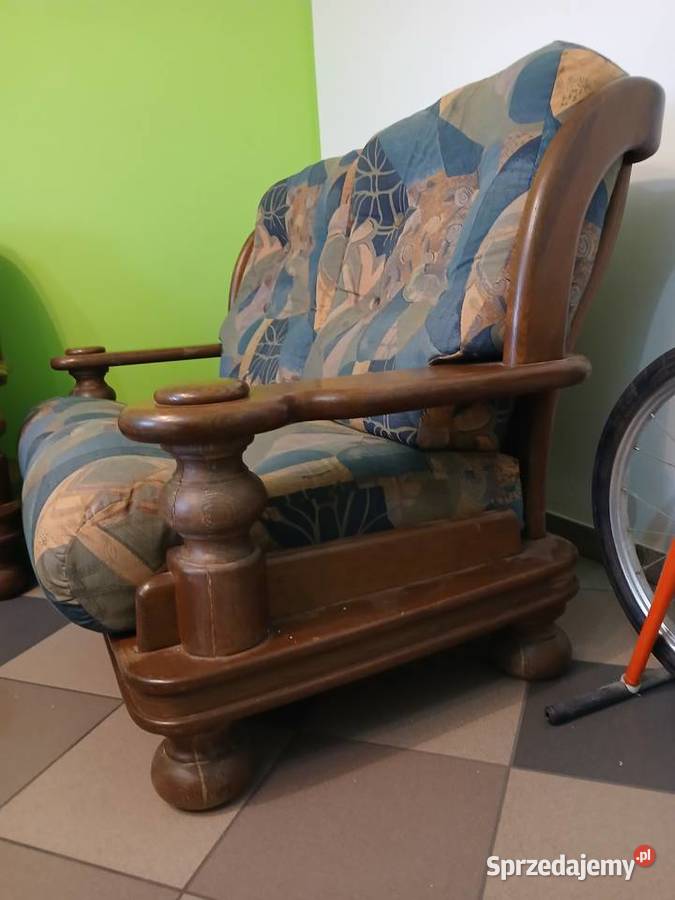 Komplet wypoczynkowy dębowy Komplety wypoczynkowe Chojnów sprzedam