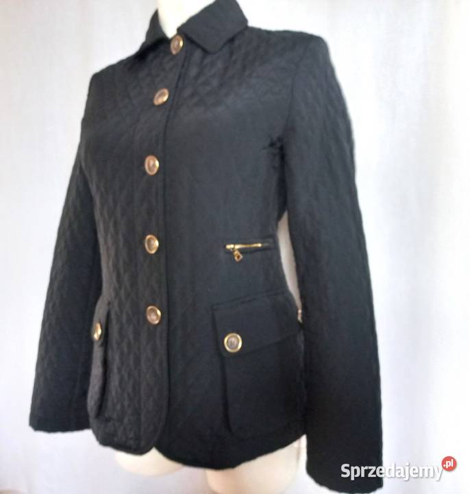 Kurtka czarna Damska r 3638 Mara pikowana Inny rodzaj Białystok