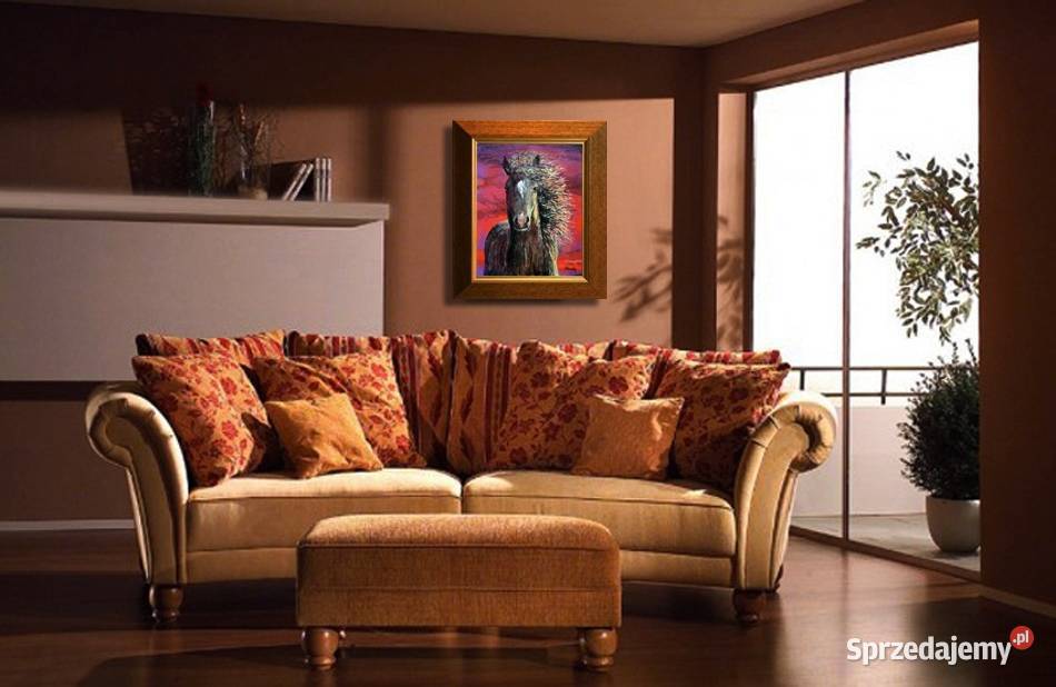 Obraz olejny PORTRET KONIA Gliwice