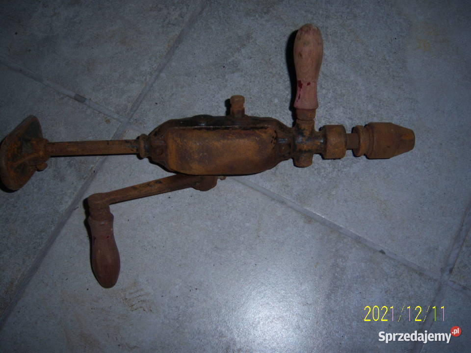 Wiertarka PRL ręczna bormaszynka Kielce