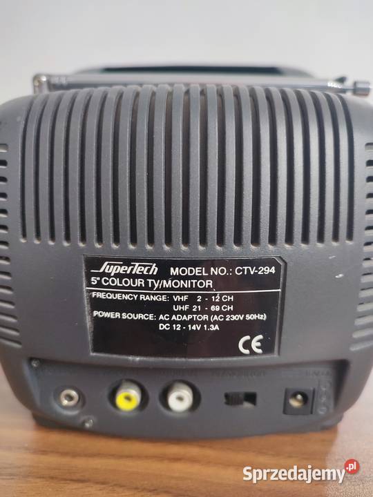 telewizorek kolor 5 na 12V i 230v Kineskopowy