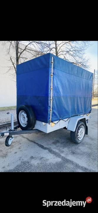 Przyczepka zarejestrowana lekka SAM na resorach Kozienice