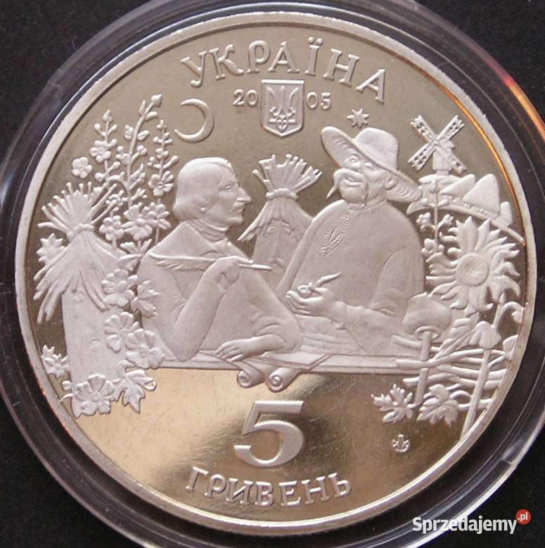 Ukraina 5 hrywien 2005 jarmark soroczyński stan Numizmatyka sprzedam