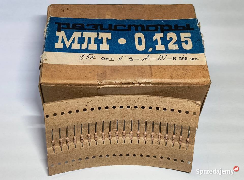 Rezystor 15k 0125W MŁT Gdańsk
