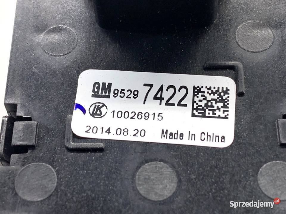 WŁĄCZNIK ŚWIATEŁ OPEL MOKKA 95297422 PRZYCISK osobowe