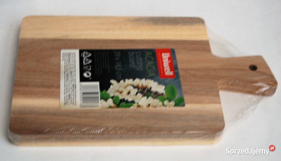 Akacjowa gruba deska do krojenia akacja Uniwell Akcesoria kuchenne lubelskie Lublin